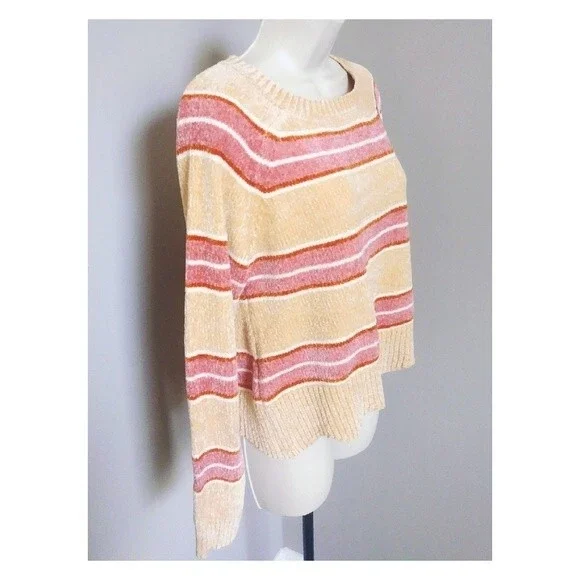 Love by Design‎ Striped Latte Combo Sweater - Picture 3 of 7